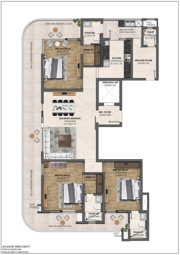 flats i zirakpur